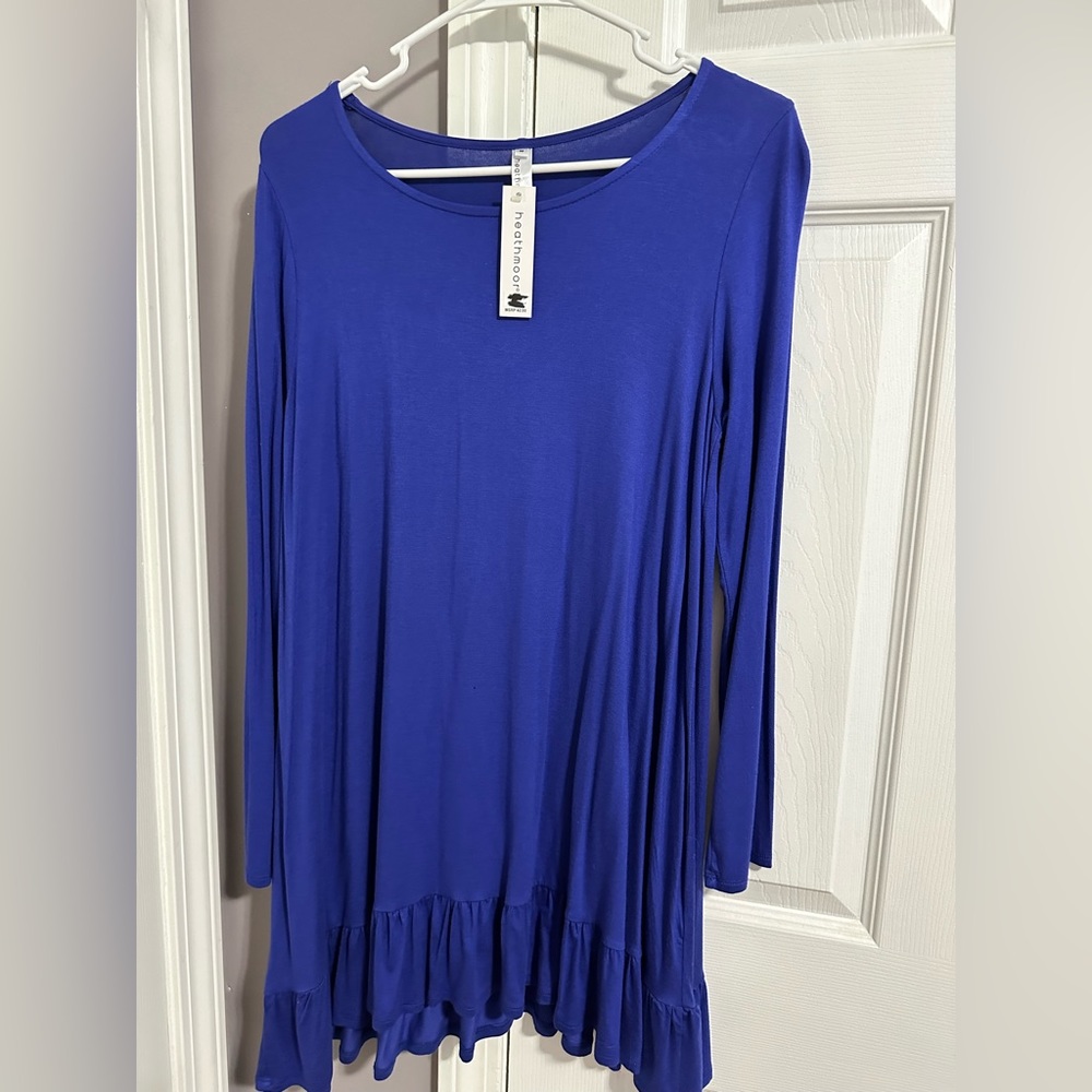 New Adorable, blue dress size medium brand new with tags